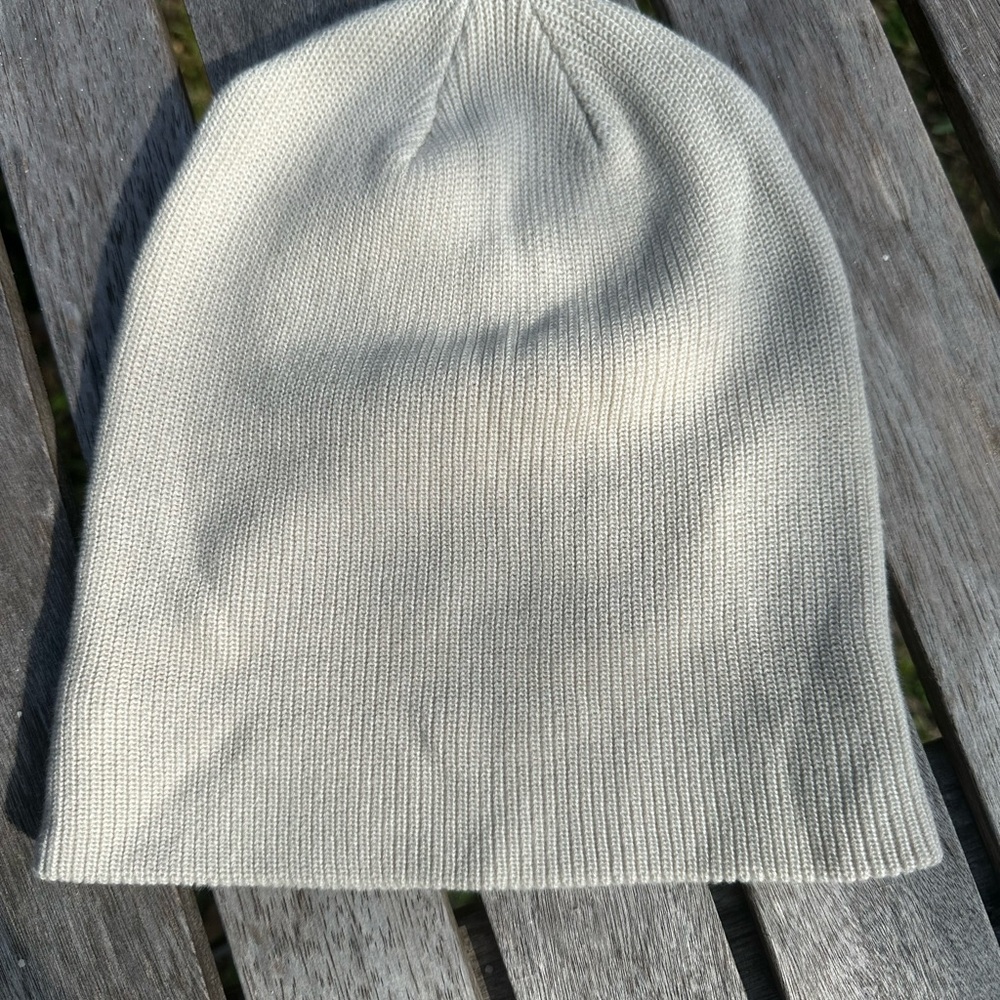 Off white  Knit Beanie unique lo brand